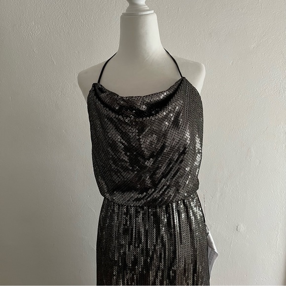 Dress the Population Dress - Zherra style size small - gold sequins with black - Picture 7 of 14